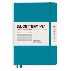 Carnet de notes page Lignée A5 Couverture rigide Smooth Colours Océan
