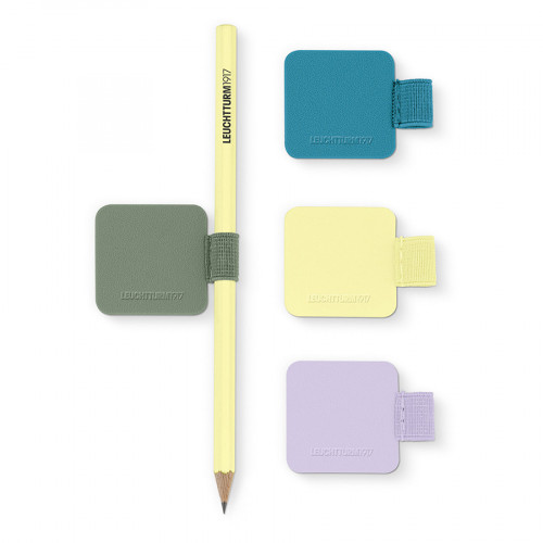 Attache stylo pour carnet Pen Loop Olive