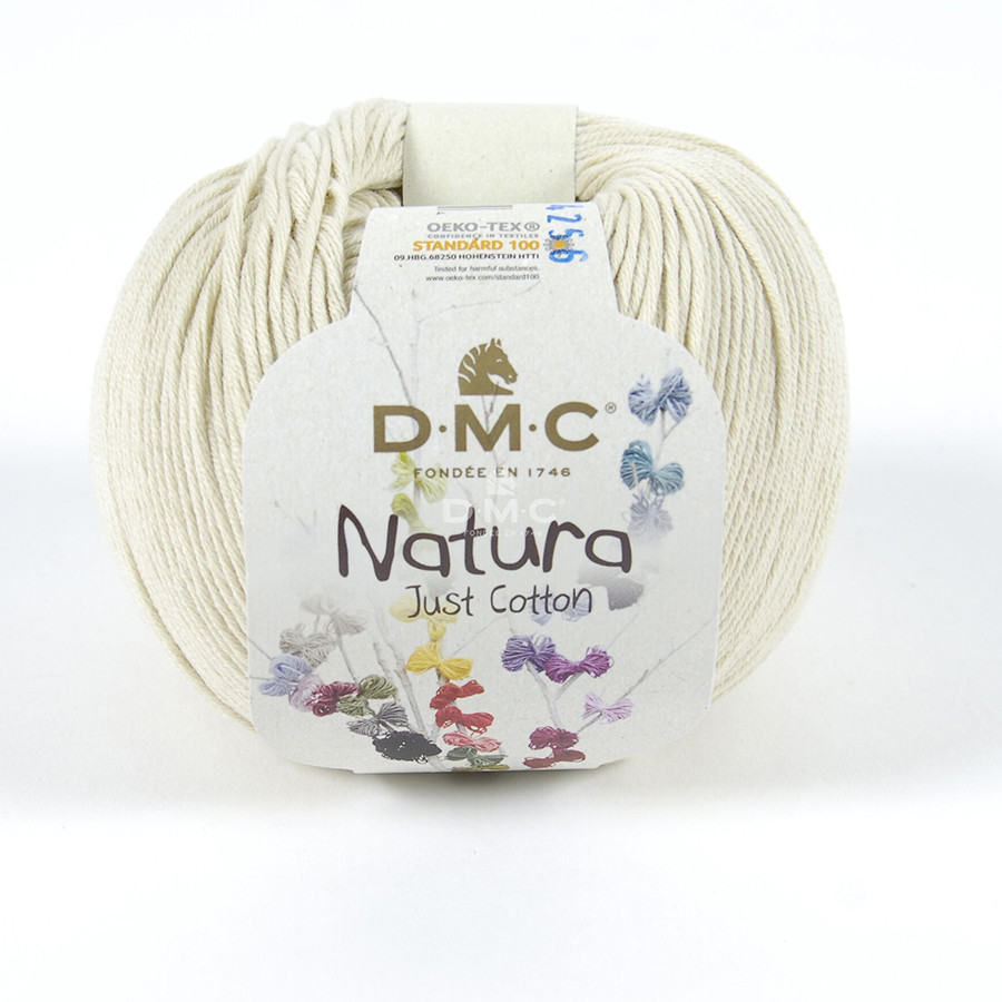 DMC Natura Yarn, 100% Cotton, Rose Layette (N06), 50g