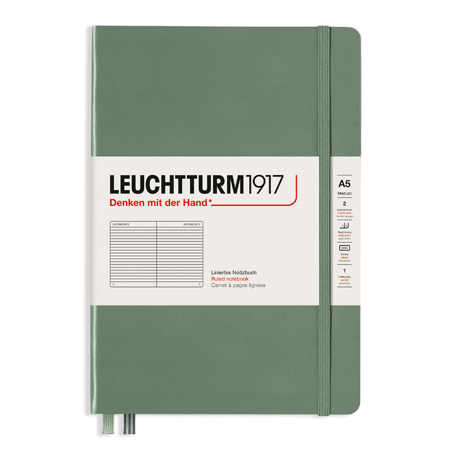 CARNET MEDIUM (A5) - LIGNE - SMOOTH COLOURS - LEUCHTTURM1917