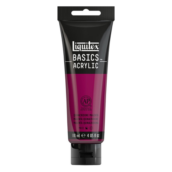 Peinture acrylique Basics 118 ml 114 Magenta quinacridone