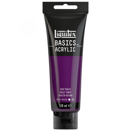 Peinture acrylique Basics 118 ml 115 Violet foncé