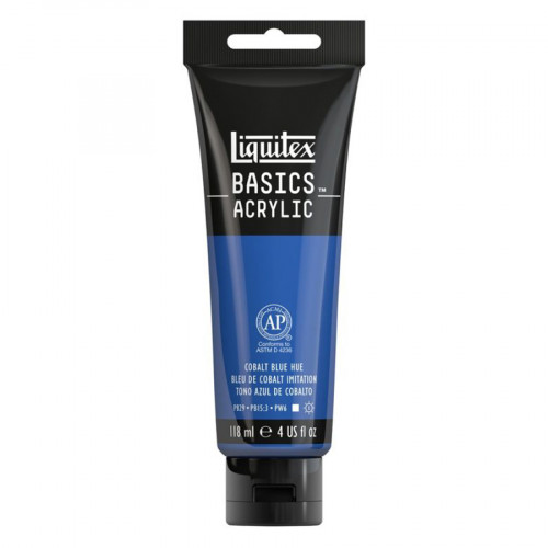 Peinture acrylique Basics 118 ml 381 Bleu de cobalt (imit.)