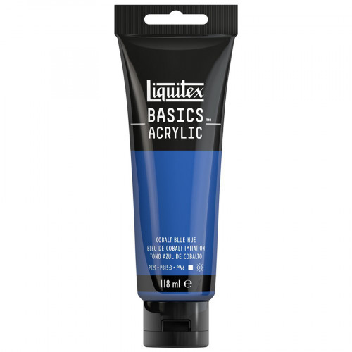 Peinture acrylique Basics 118 ml 381 Bleu de cobalt (imit.)