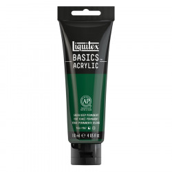 Peinture acrylique Basics 118 ml 350 Vert foncé permanent