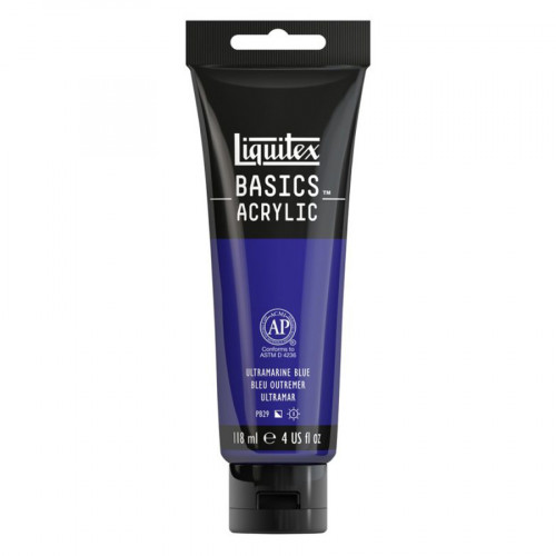 Peinture acrylique Basics 118 ml 380 Outremer foncé