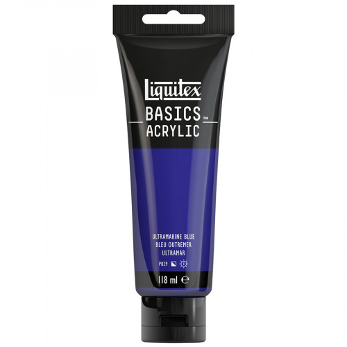 Peinture acrylique Basics 118 ml 380 Outremer foncé