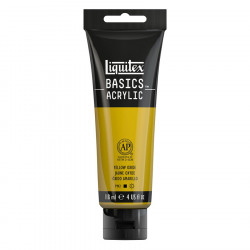 Peinture acrylique Basics 118 ml 416 Jaune oxyde