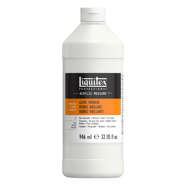 Vernis acrylique brillant Liquitex 1 L