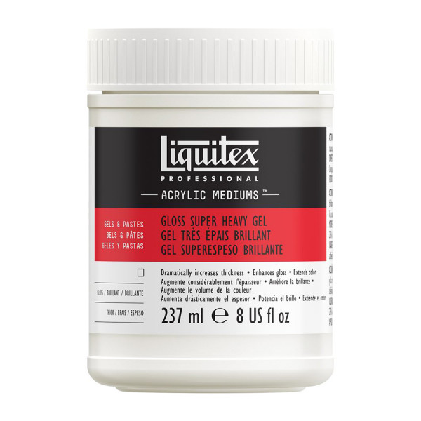 Medium-gel de texture pour acrylique 237ml très épais