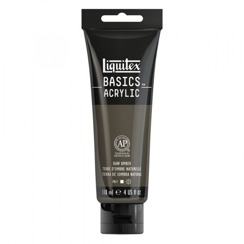 Peinture acrylique Basics 118 ml 331 Terre d'ombre naturelle