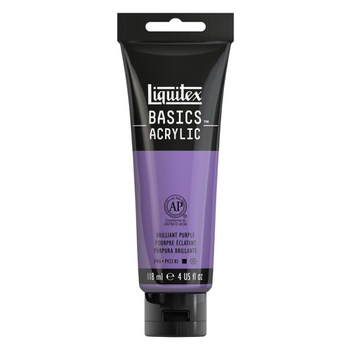 Peinture acrylique Basics 118 ml 590 Pourpre brillant