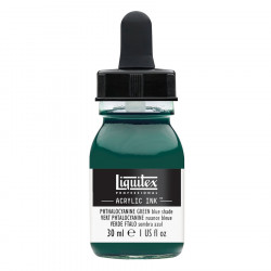 Encre Acrylique Ink 30 ml 317 Vert Phtalocyanine (Nuance Bleue)