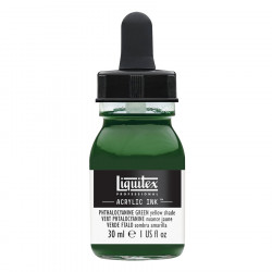 Encre Acrylique Ink 30 ml 319 Vert Phtalocyanine (Nuance Jaune)