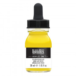 Encre Acrylique Ink 30 ml 412 Jaune Moyen azo