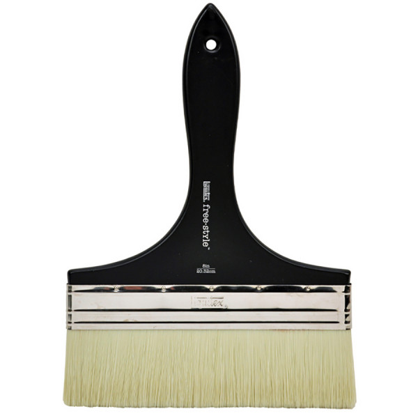 Brosse Freestyle large plate manche court en poils synthétiques 203 mm