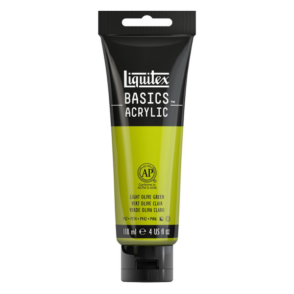 Peinture acrylique Basics 118 ml 222 Vert citron