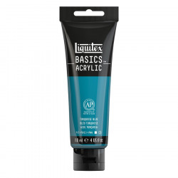 Peinture acrylique Basics 118 ml 046 Bleu turquoise