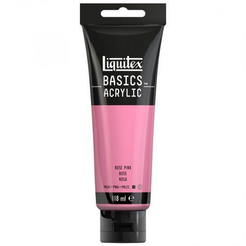 Peinture acrylique Basics 118 ml 048 Rose