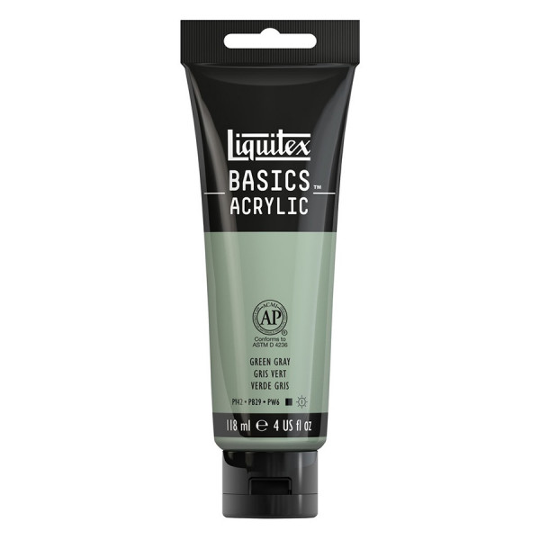 Peinture acrylique Basics 118 ml 205 Gris vert