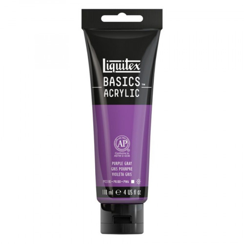 Peinture acrylique Basics 118 ml 263 Gris pourpre