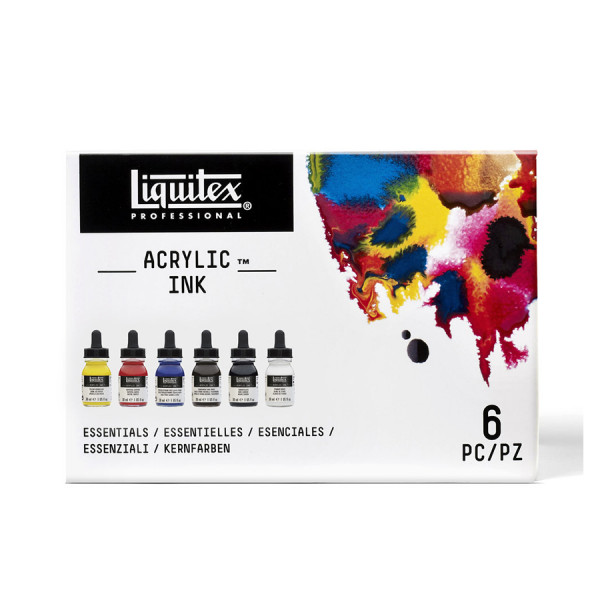 Encre acrylique Set Essentielles ink! 6 x 30 ml