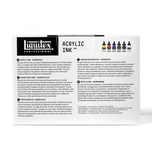 Encre acrylique Set Essentielles ink! 6 x 30 ml