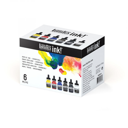 Encre acrylique Set Essentielles ink! 6 x 30 ml