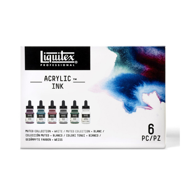 Encre acrylique Set Muted ink! 6 x 30 ml