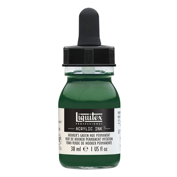 Encre Acrylique Ink 30 ml 224 Vert de Hooker permanent imit.