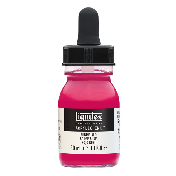 Encre Acrylique Ink 30 ml 388 Rouge rubis