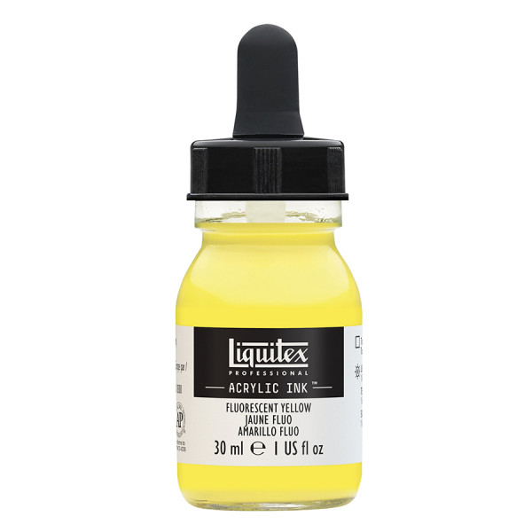 Encre Acrylique Ink 30 ml 981 Jaune fluo