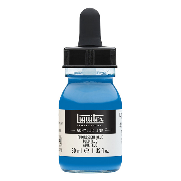 Encre Acrylique Ink 30 ml 984 Bleu fluo