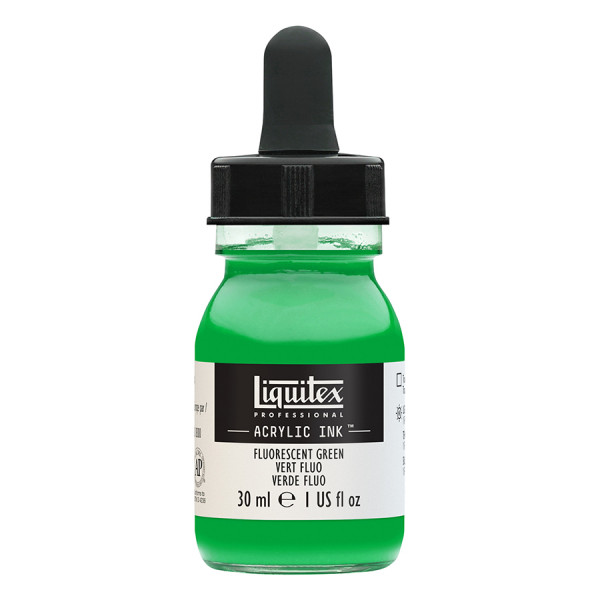 Encre Acrylique Ink 30 ml 985 Vert fluo