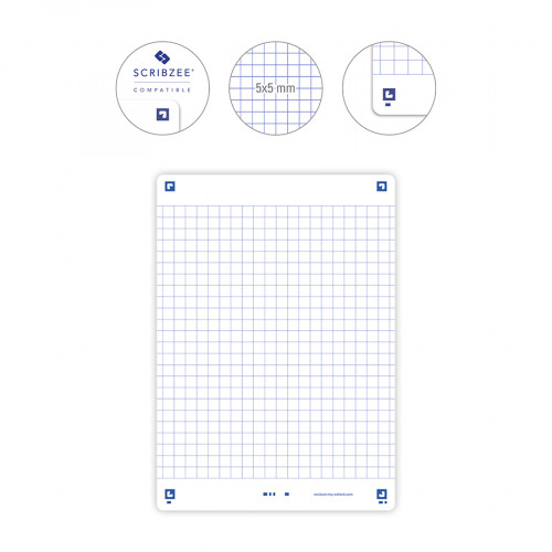 Fiche Bristol Révision 2.0 A6 10.5 x 14.8 cm 32 pcs Non perforée Blanc