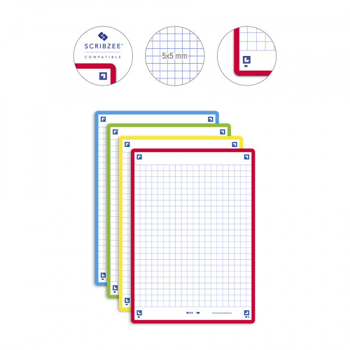 Fiche Bristol Révision 2.0 A6 10.5 x 14.8 cm 32 pcs Non perforée 4 couleurs