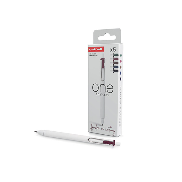 Stylo encre gel pigmentée One 0.7 mm Set Organic 5 pcs