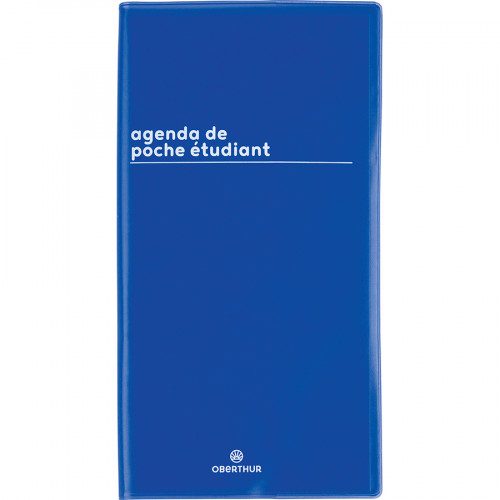 Agenda semainier 2023-2024 9,5 x 18 cm Boréal Rouge