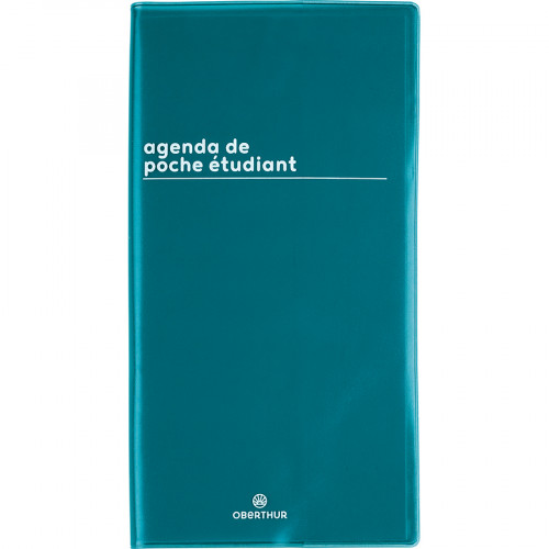 Agenda semainier 2023-2024 9,5 x 18 cm Boréal Rouge