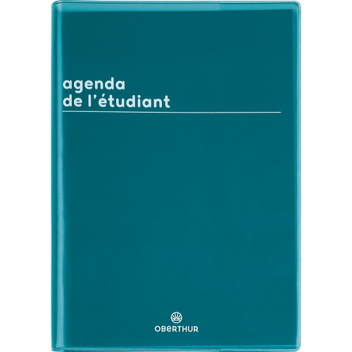 Agenda scolaire 2023-2024 journalier 12,5 x 17.5 cm Boréal Rouge