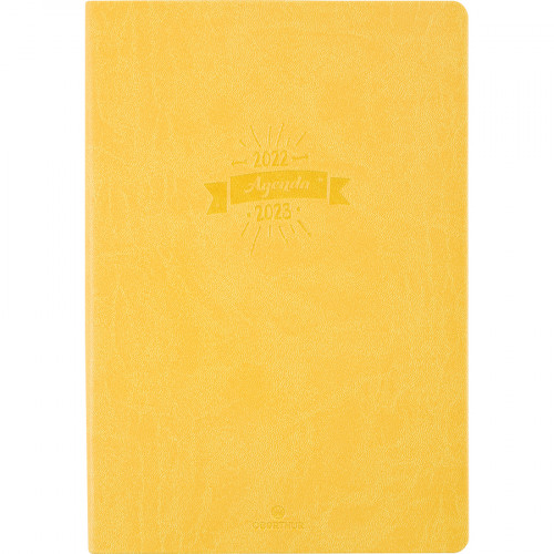 Agenda semainier 2023-2024 17 x 24.5 cm Camelia Orange
