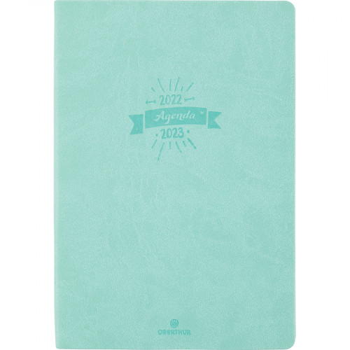 Agenda semainier 2023-2024 17 x 24.5 cm Camelia Orange