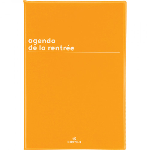 Agenda semainier 2023-2024 16 x 24 cm Boréal Rouge