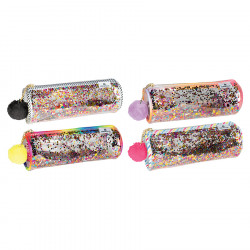 Trousse ronde 1 compartiment 22 x 6 cm Confettis