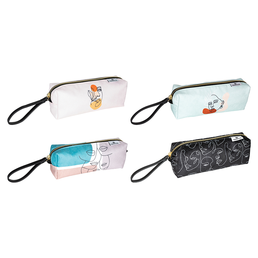 Trousse 2 en 1 Rond - 1 compartiment Legami- Blanc - Kawaii