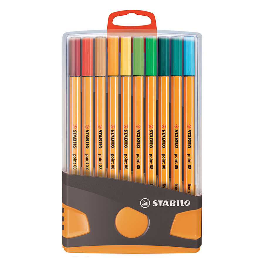 Stabilo Pochette de 6 Stylos-feutres pointe fine Couleurs à prix