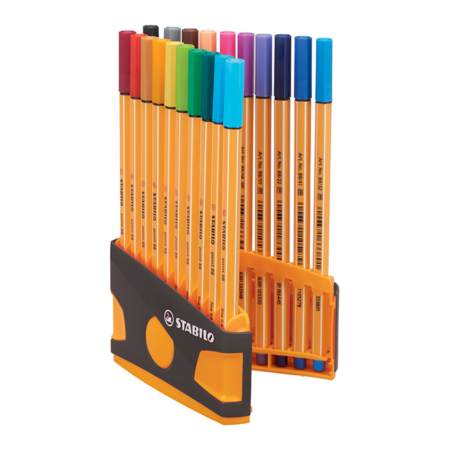 Feutre Pen 68 Pastellove 15 couleurs - Scrapmalin