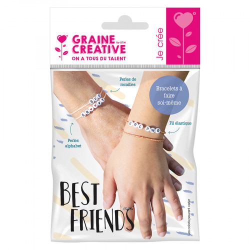 Kit bijoux Bracelets à faire soi-même à messages