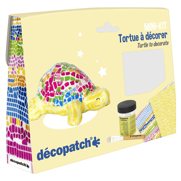 Tortue en papier mâché - Mini kit