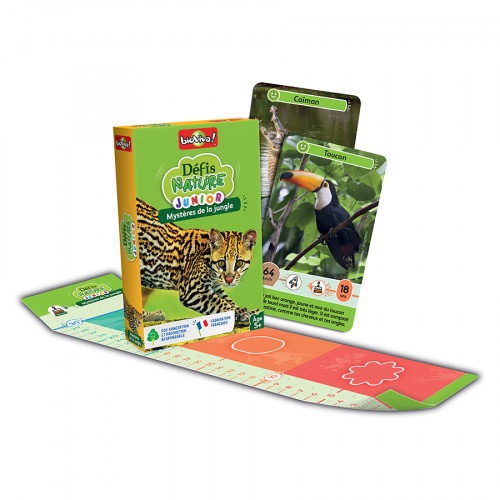 Jeu de cartes Défis Nature Junior Mystères de la jungle